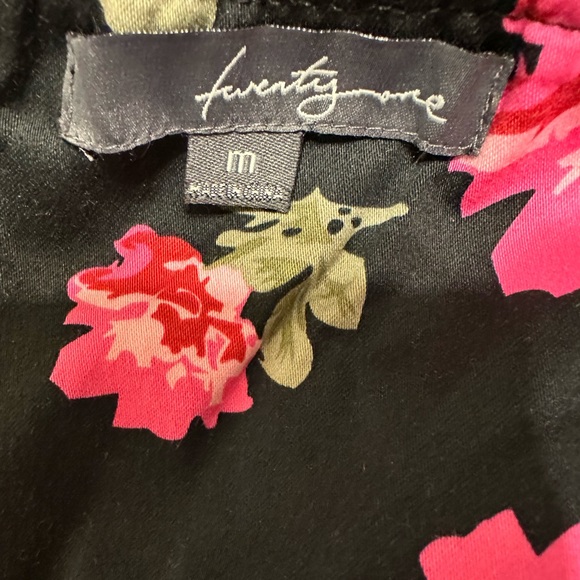 FOREVER 21 Black And Pink Floral Dress - Picture 3 of 3
